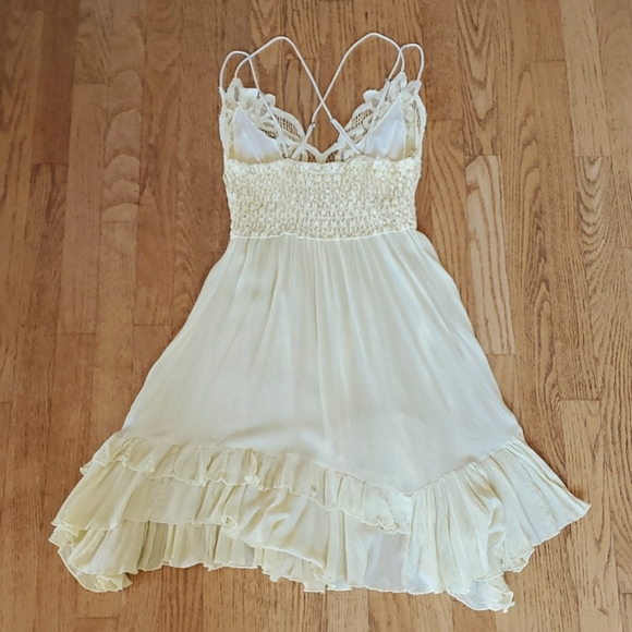 Free People Adella Slip dress Yellow sundress - Picture 4 of 14